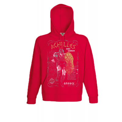 Achilles Gold Hooded Sweatshirt  with print