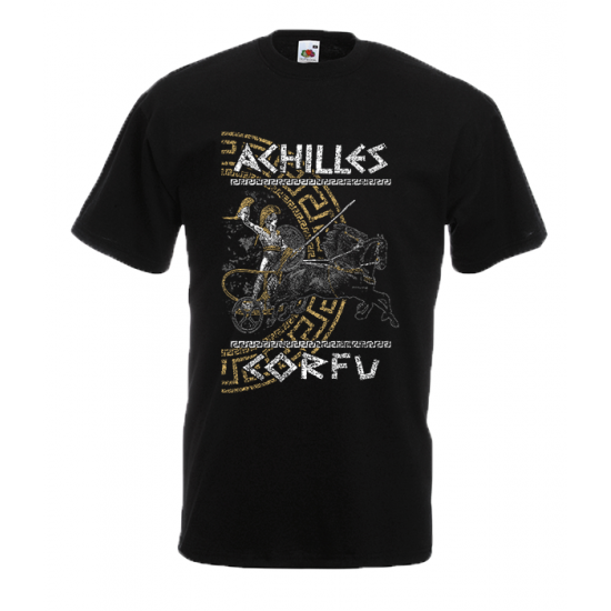 Achilles Gold Corfu T-shirt με στάμπα 