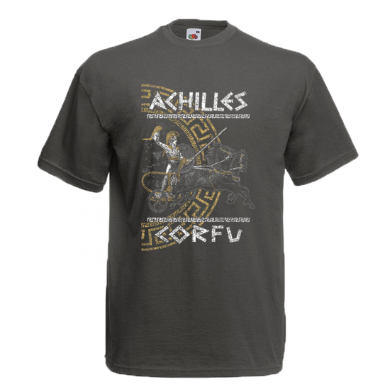 Achilles Gold Corfu T-shirt με στάμπα 