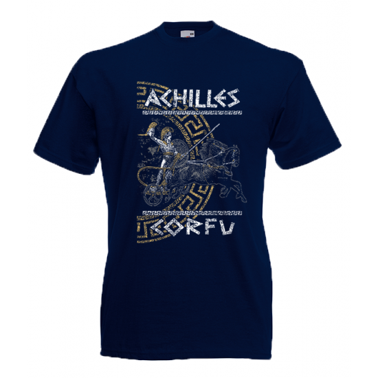 Achilles Gold Corfu T-shirt με στάμπα 