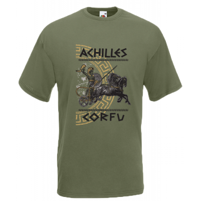 Achilles Gold Corfu T-Shirt with print