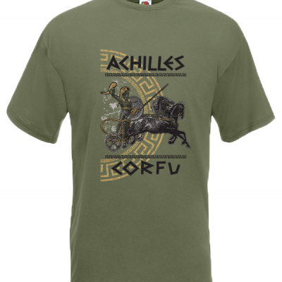 Achilles Gold Corfu T-Shirt with print