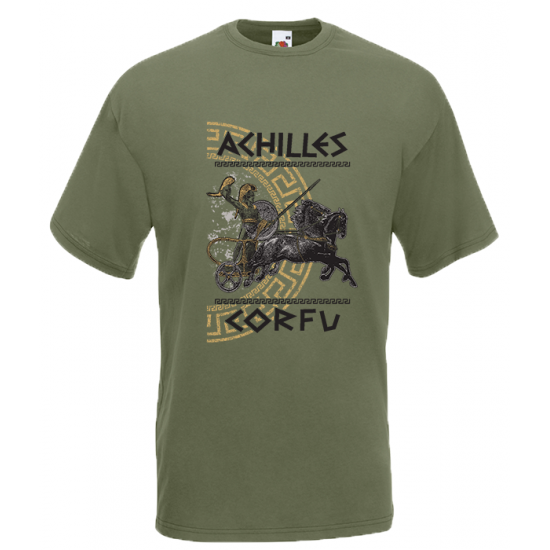 Achilles Gold Corfu T-shirt με στάμπα 