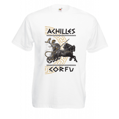 Achilles Gold Corfu T-Shirt with print