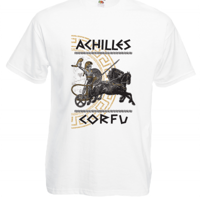 Achilles Gold Corfu T-shirt με στάμπα 