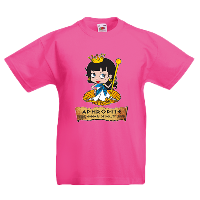 Afrodite Kids T-Shirt με στάμππα