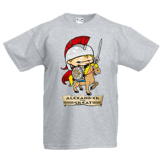 Παιδικό κοντομάνικο T-Shirt  Alexander The Great Kids-A5146