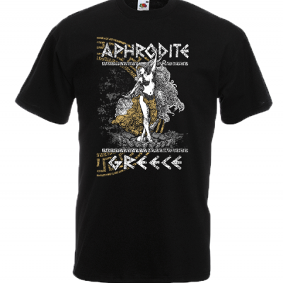 Aphrodite Gold T-Shirt with print
