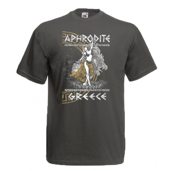 Aphrodite Gold T-shirt με στάμπα 