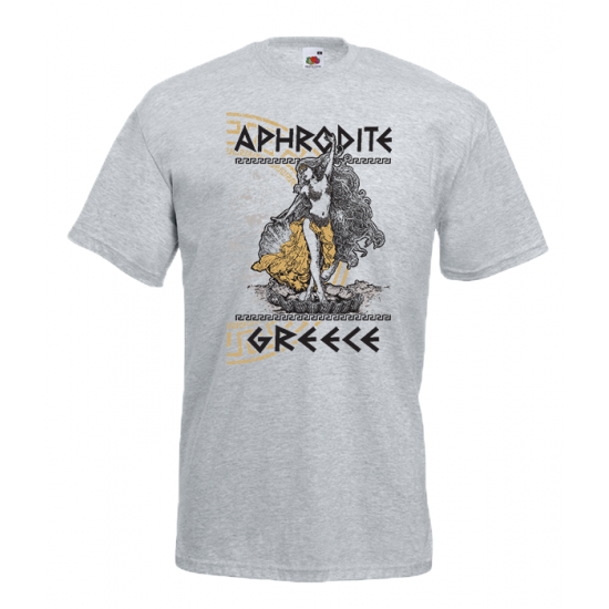 Aphrodite Gold T-shirt με στάμπα 