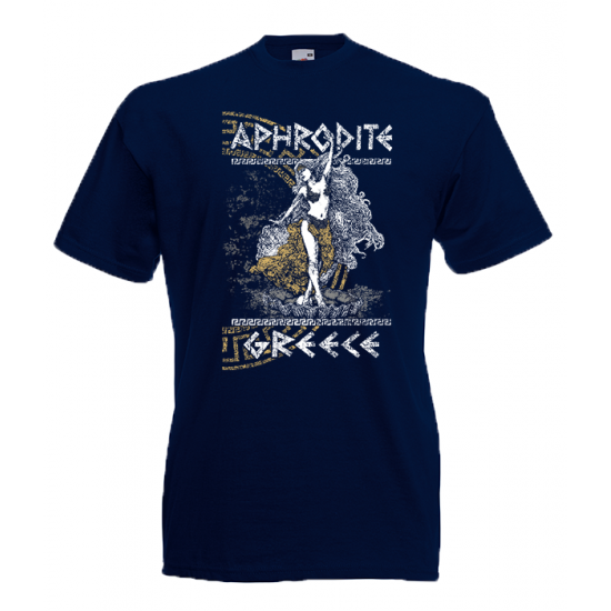 Aphrodite Gold T-Shirt with print