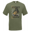 Aphrodite Gold T-shirt με στάμπα 