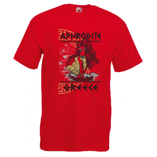 Aphrodite Gold T-Shirt with print