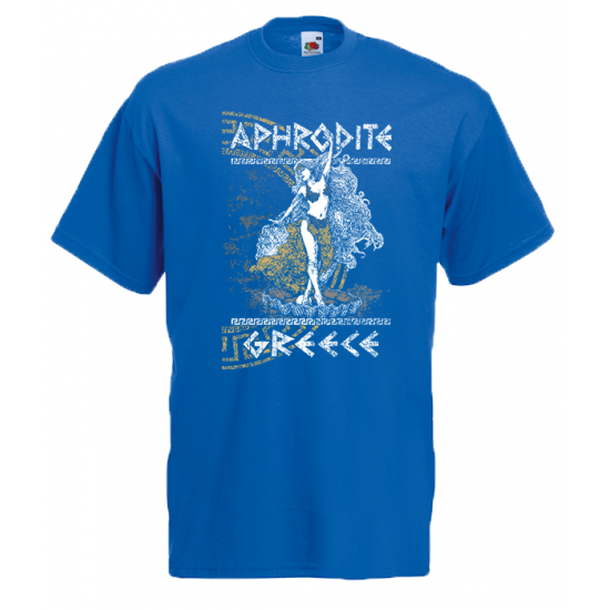 Aphrodite Gold T-shirt με στάμπα 