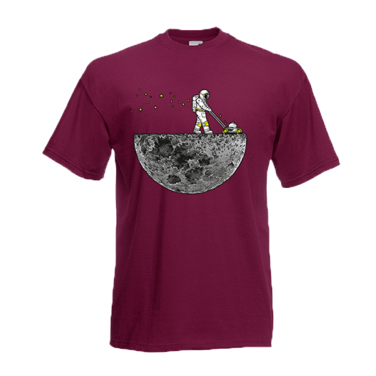 Astronaut Lawn Mower T-Shirt with print