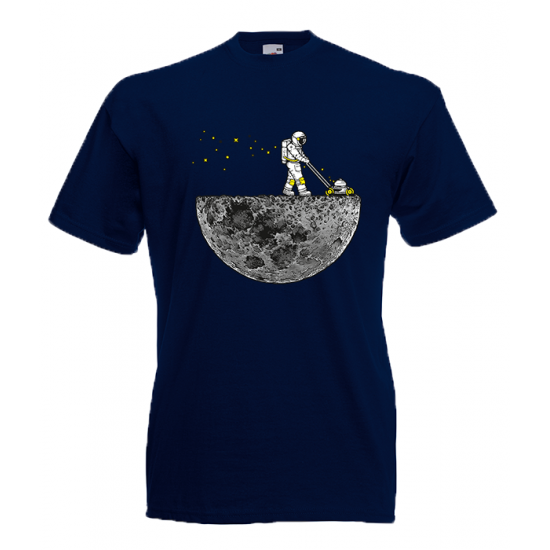 Astronaut Lawn Mower T-Shirt with print