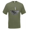 Astronaut Lawn Mower T-Shirt with print