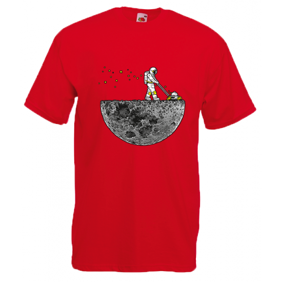 Astronaut Lawn Mower T-Shirt with print