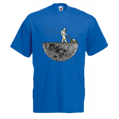 Astronaut Lawn Mower T-Shirt with print