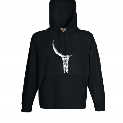 Astronaut Hooded Sweatshirt with print