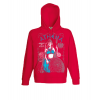 Athena Blue-1001 Hooded Sweatshirt  with print