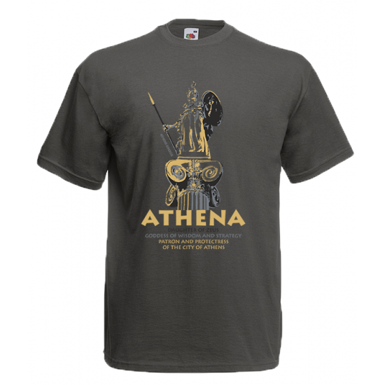 Athena Column T-Shirt με στάμπα