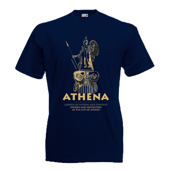 Athena Column T-Shirt με στάμπα