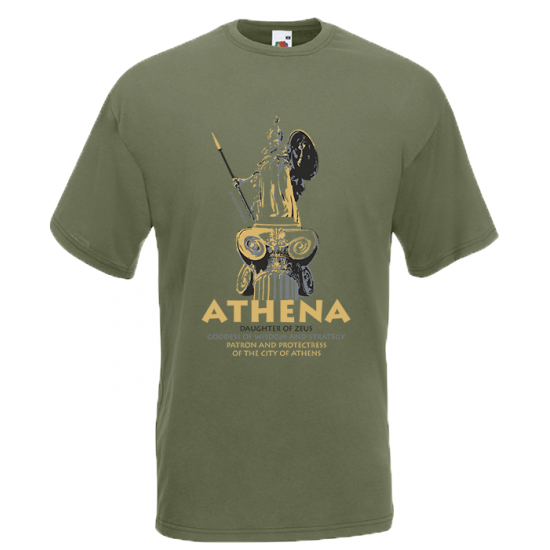 Athena Column T-Shirt με στάμπα