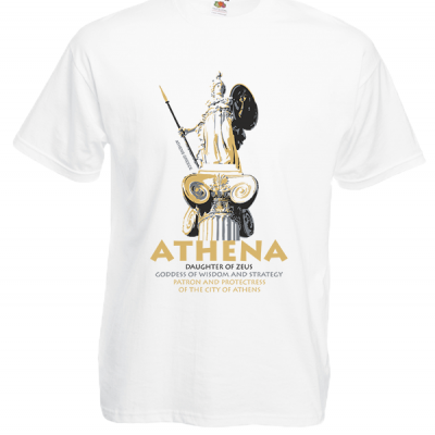 Athena Column T-Shirt με στάμπα