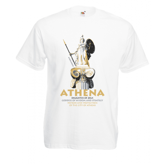 Athena Column T-Shirt με στάμπα