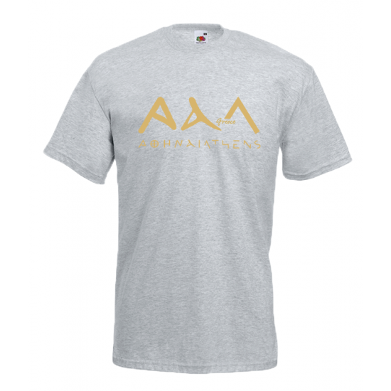 Athens 3A Gold T-Shirt with print