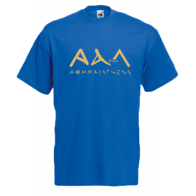 Athens 3A Gold T-Shirt με στάμπα