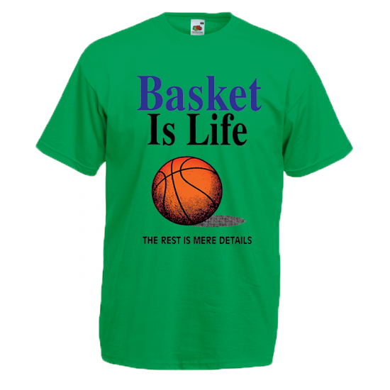 Basket Is Life T-Shirt with print