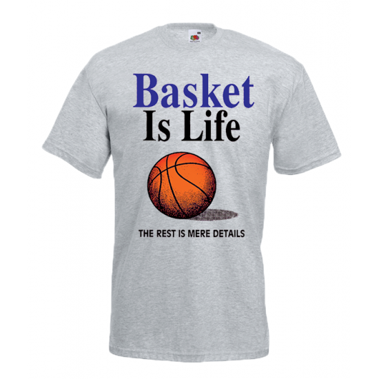 Basket Is Life T-Shirt with print