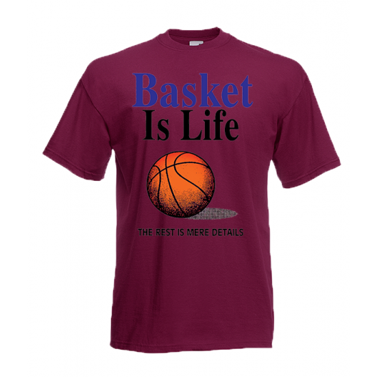 Basket Is Life T-Shirt with print