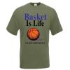 Basket Is Life T-Shirt with print