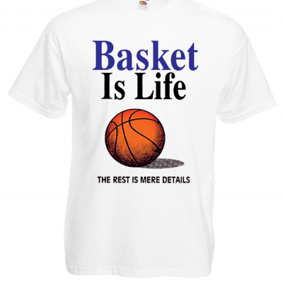 Basket Is Life T-Shirt with print