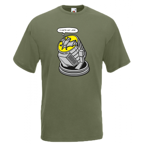 Bat I Hate My Job T-Shirt with print