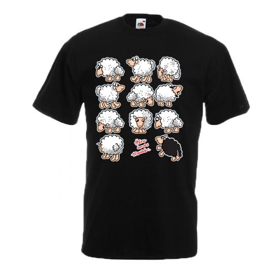 Black Sheep Trouble T-Shirt with print