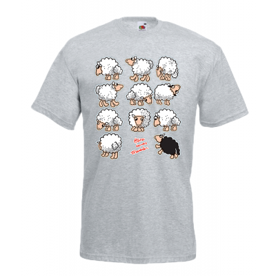 Black Sheep Trouble T-Shirt with print