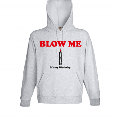 Blow Me Φούτερ με στάμπα 