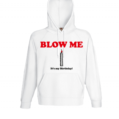 Blow Me Φούτερ με στάμπα 