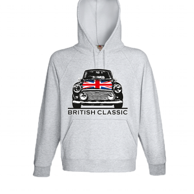 British Classic Hooded Sweatshirt with print