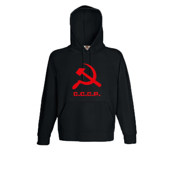 CCCP Logo-A7293 Hooded Sweatshirt  with print