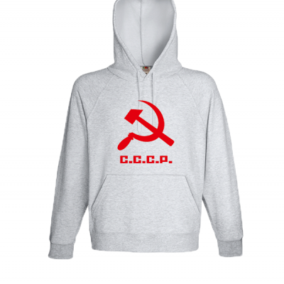 CCCP Logo Hooded Sweatshirt  with print