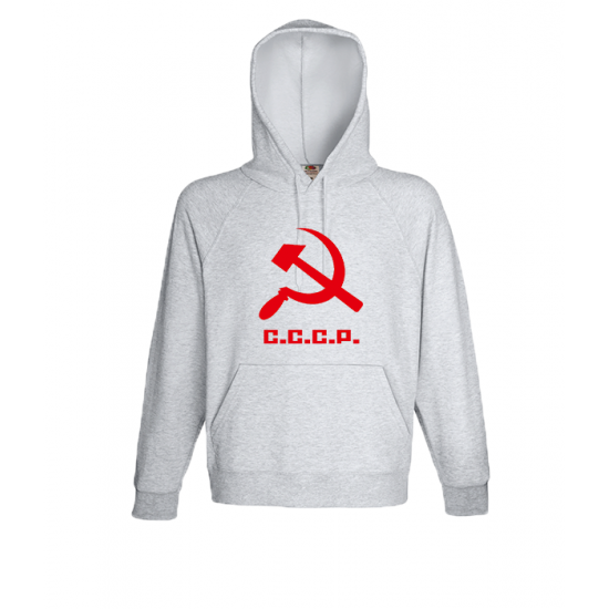 CCCP Logo-A7293 Hooded Sweatshirt  with print