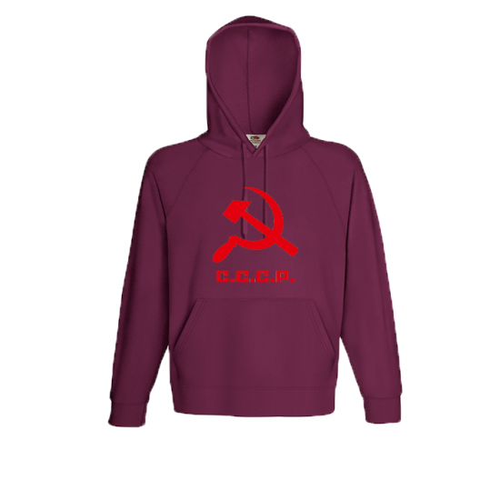 CCCP Logo-A7293 Hooded Sweatshirt  with print