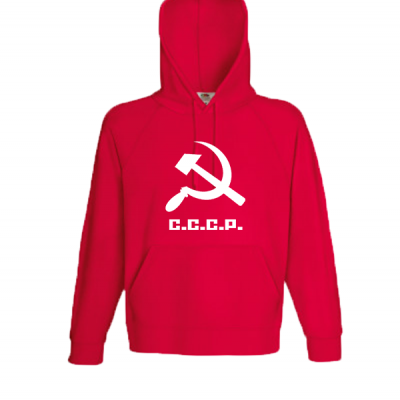 CCCP Logo Hooded Sweatshirt  with print