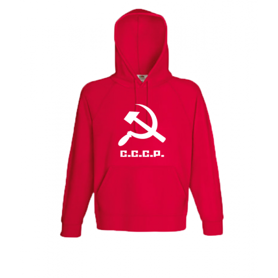 CCCP Logo-A7293 Hooded Sweatshirt  with print