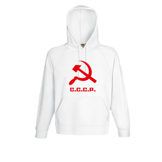 CCCP Logo-A7293 Hooded Sweatshirt  with print